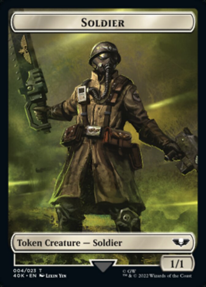 Soldier (004) // Vanguard Suppressor Double-sided Token [Universes Beyond: Warhammer 40,000 Tokens] | Impulse Games and Hobbies