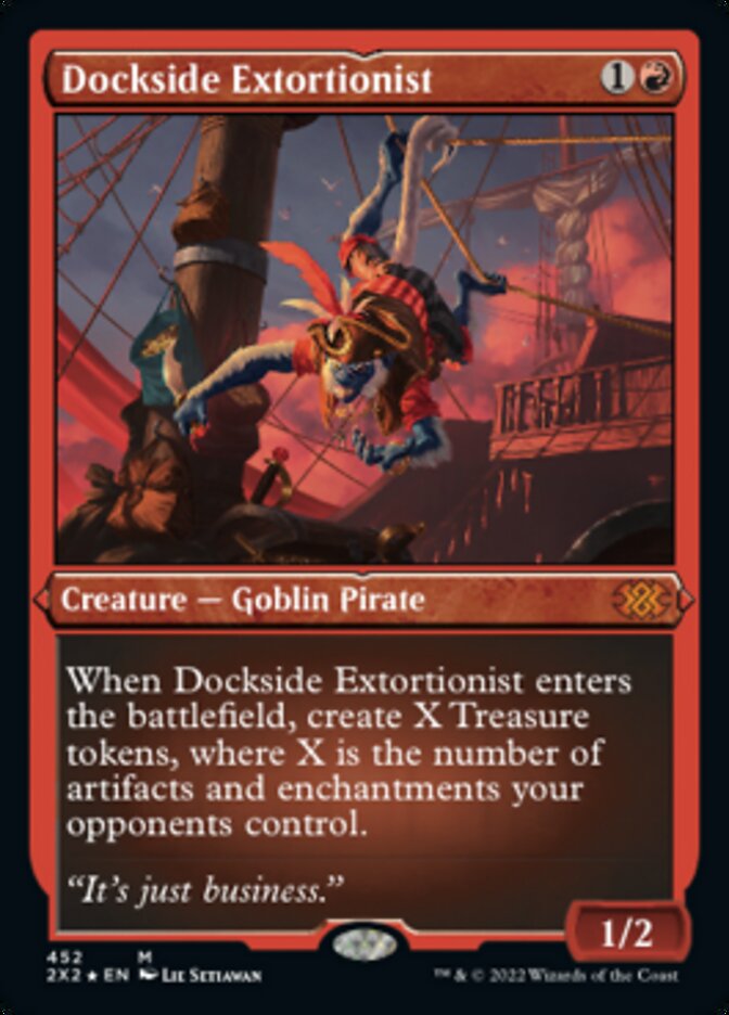 Dockside Extortionist (Foil Etched) [Double Masters 2022] | Impulse Games and Hobbies