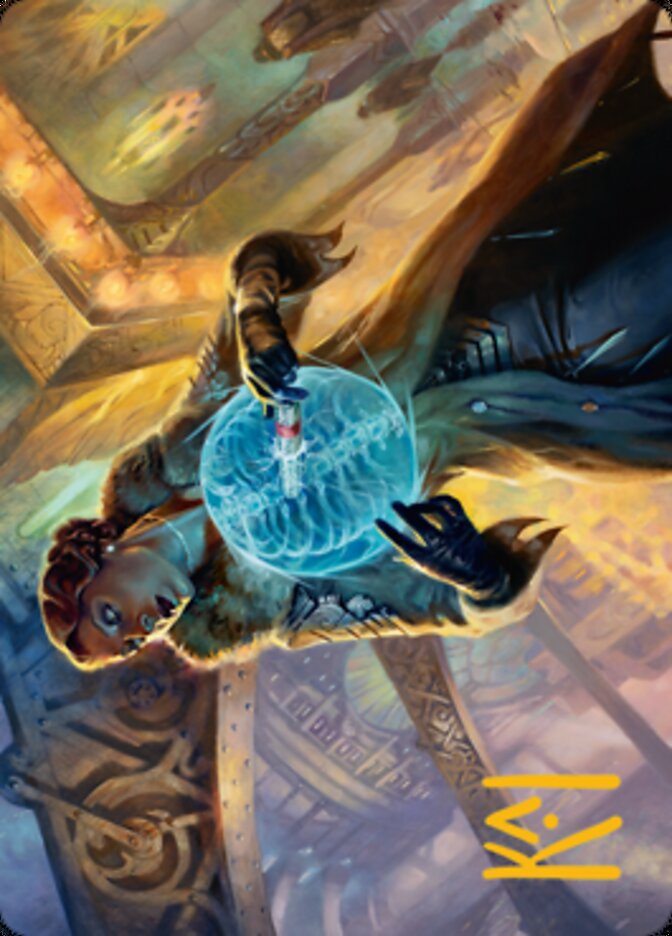 Writ of Return Art Card (Gold-Stamped Signature) [Streets of New Capenna Art Series] | Impulse Games and Hobbies