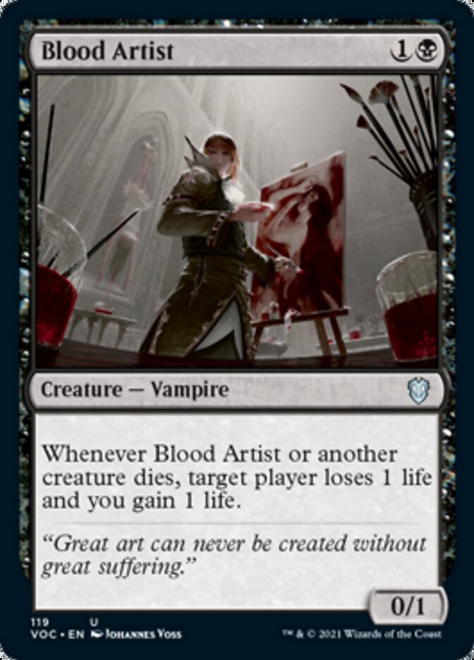 Blood Artist [Innistrad: Crimson Vow Commander] | Impulse Games and Hobbies