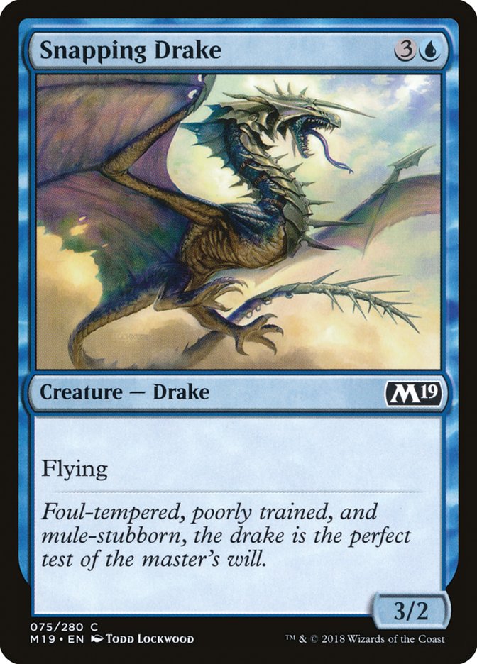 Snapping Drake [Core Set 2019] | Impulse Games and Hobbies