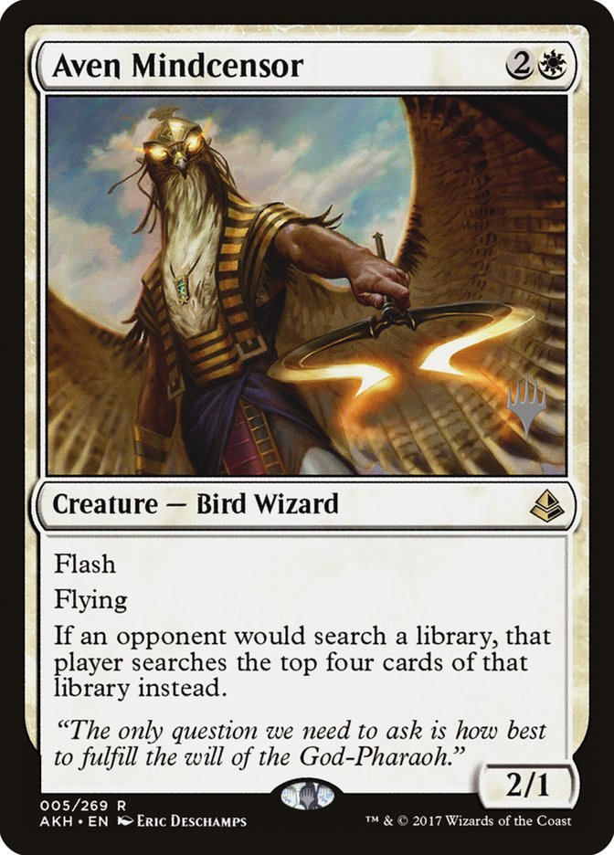 Aven Mindcensor (Promo Pack) [Amonkhet Promos] | Impulse Games and Hobbies