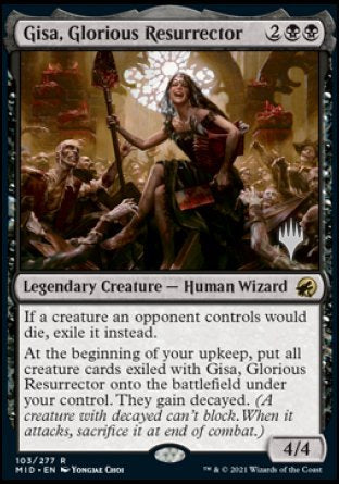 Gisa, Glorious Resurrector (Promo Pack) [Innistrad: Midnight Hunt Promos] | Impulse Games and Hobbies