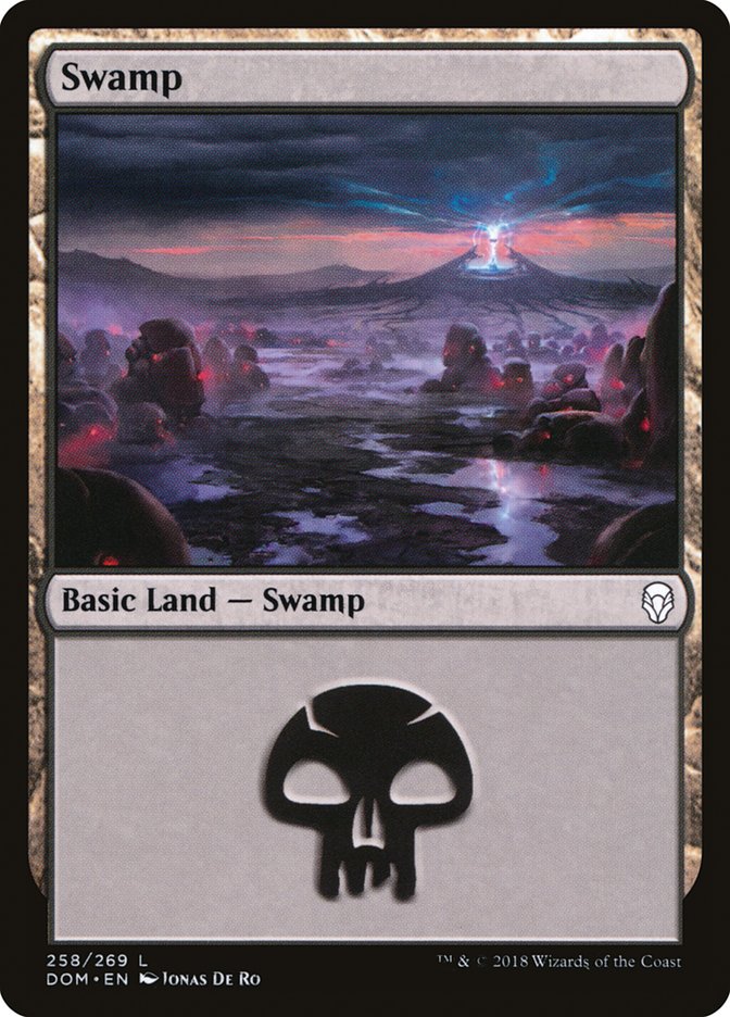 Swamp (258) [Dominaria] | Impulse Games and Hobbies