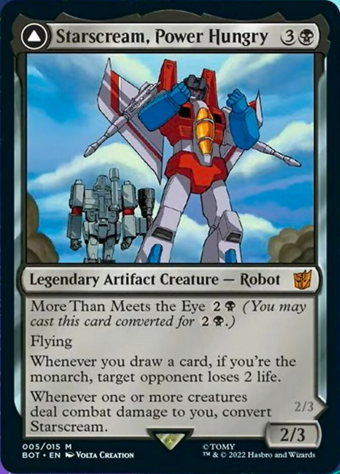 Starscream, Power Hungry // Starscream, Seeker Leader [Universes Beyond: Transformers] | Impulse Games and Hobbies