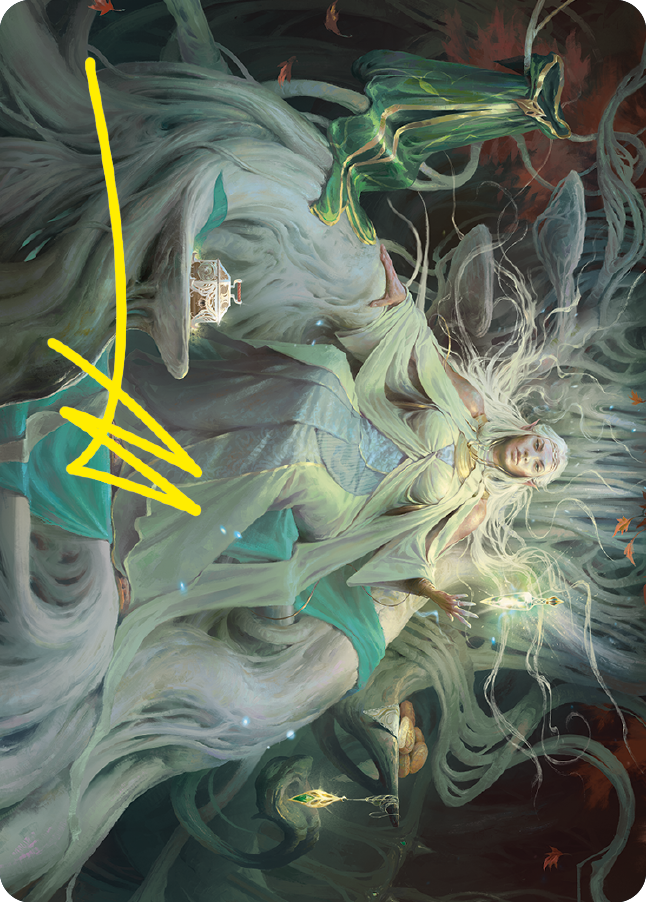Galadriel, Gift-Giver Art Card (Gold-Stamped Signature) [The Lord of the Rings: Tales of Middle-earth Art Series] | Impulse Games and Hobbies