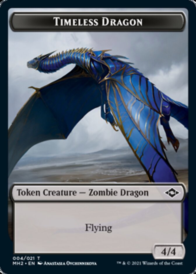 Timeless Dragon Token [Modern Horizons 2 Tokens] | Impulse Games and Hobbies