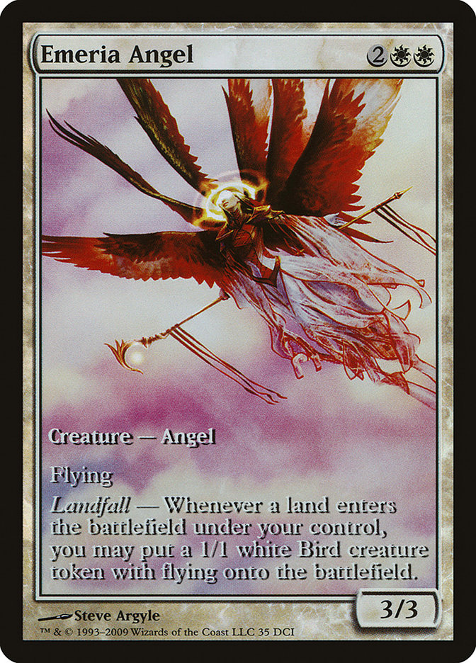 Emeria Angel (Game Day) (Extended) [Zendikar Promos] | Impulse Games and Hobbies