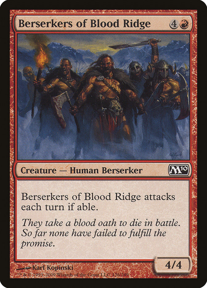 Berserkers of Blood Ridge [Magic 2010] | Impulse Games and Hobbies