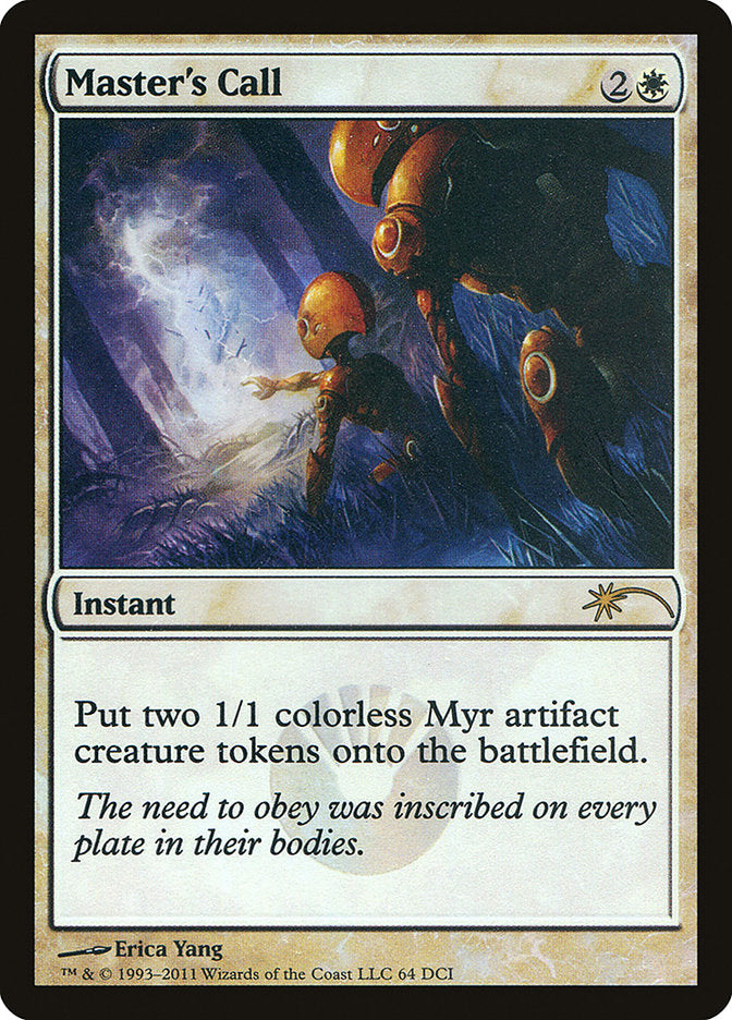 Master's Call [Wizards Play Network 2011] | Impulse Games and Hobbies
