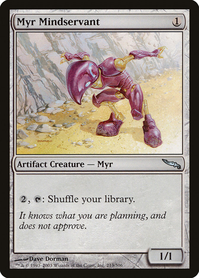 Myr Mindservant [Mirrodin] | Impulse Games and Hobbies