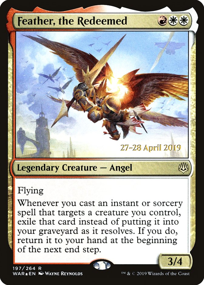 Feather, the Redeemed  [War of the Spark Prerelease Promos] | Impulse Games and Hobbies