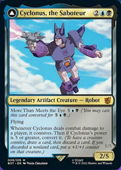 Cyclonus, the Saboteur // Cyclonus, Cybertronian Fighter [Universes Beyond: Transformers] | Impulse Games and Hobbies