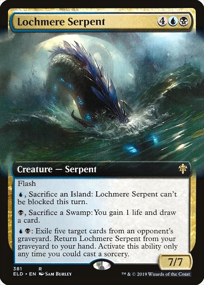 Lochmere Serpent (Extended Art) [Throne of Eldraine] | Impulse Games and Hobbies