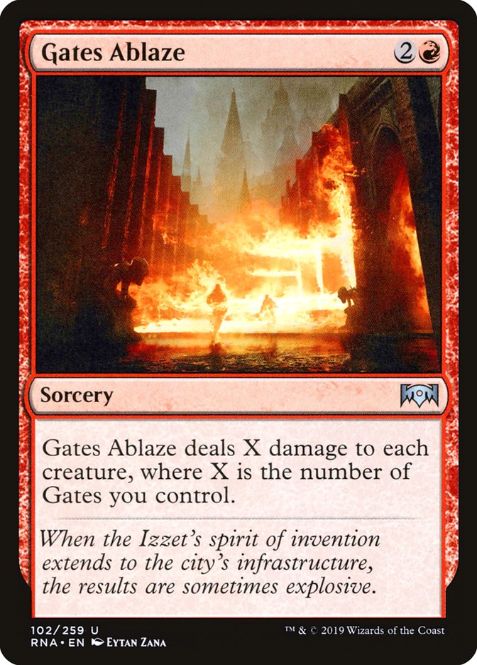 Gates Ablaze [Ravnica Allegiance] | Impulse Games and Hobbies