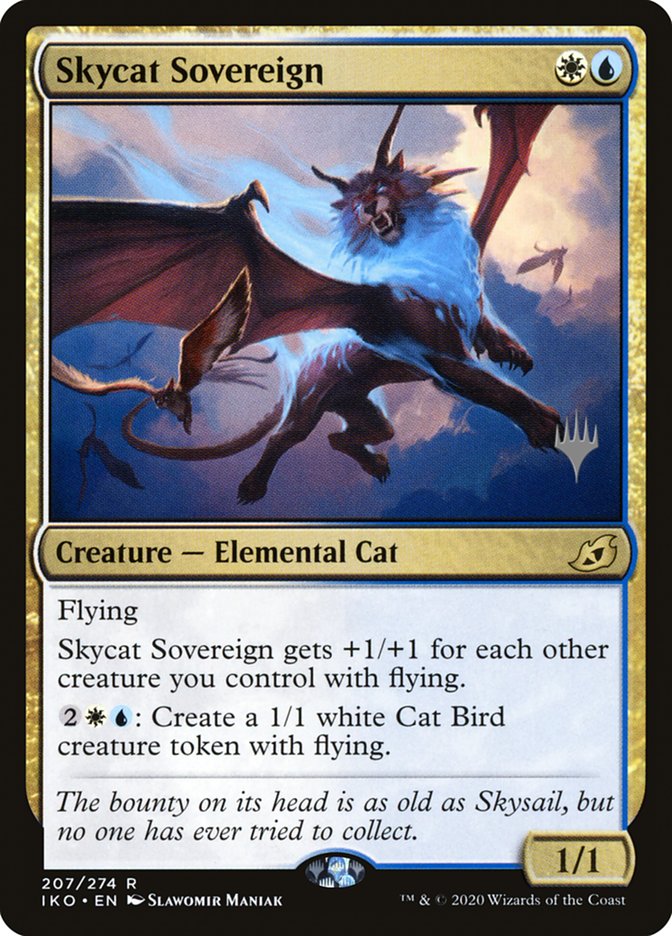 Skycat Sovereign (Promo Pack) [Ikoria: Lair of Behemoths Promos] | Impulse Games and Hobbies