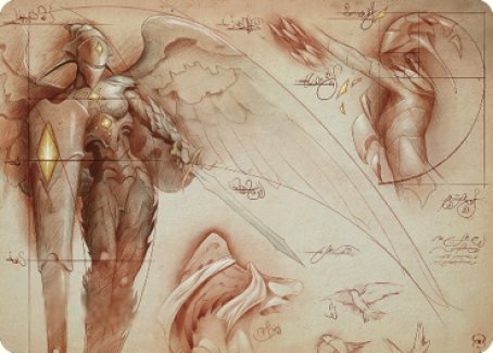 Platinum Angel Art Card [The Brothers' War Art Series] | Impulse Games and Hobbies