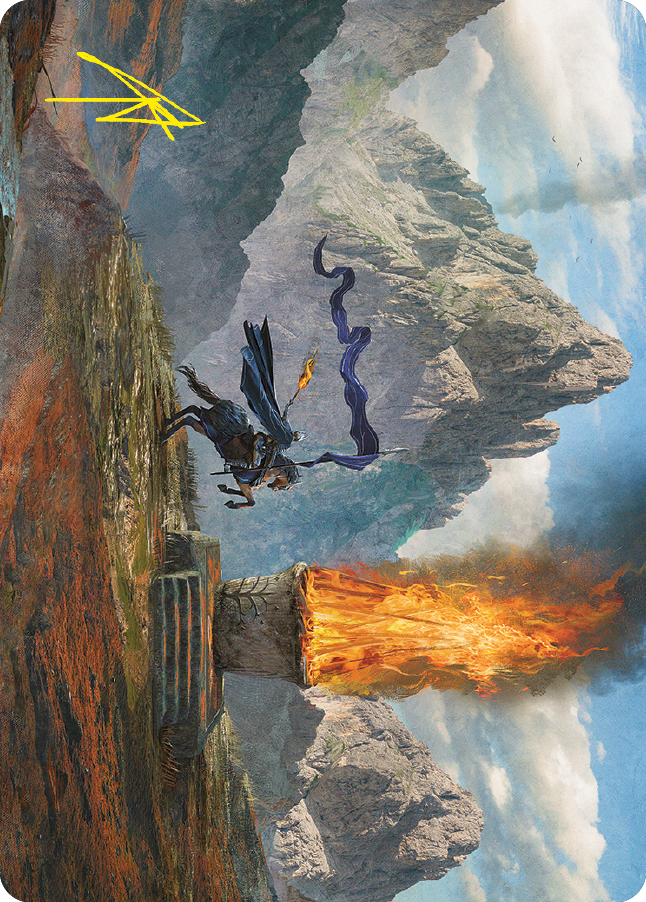 Call for Aid Art Card (Gold-Stamped Signature) [The Lord of the Rings: Tales of Middle-earth Art Series] | Impulse Games and Hobbies