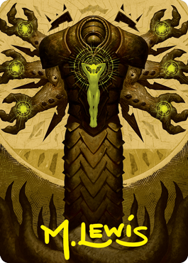 Inquisition of Kozilek Art Card (Gold-Stamped Signature) [Strixhaven: School of Mages Art Series] | Impulse Games and Hobbies