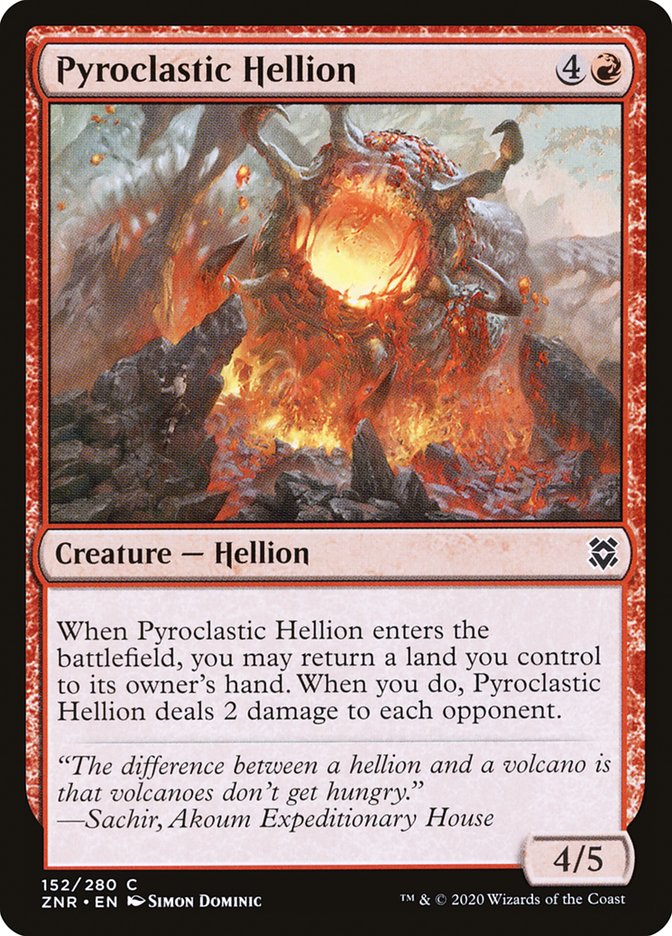 Pyroclastic Hellion [Zendikar Rising] | Impulse Games and Hobbies