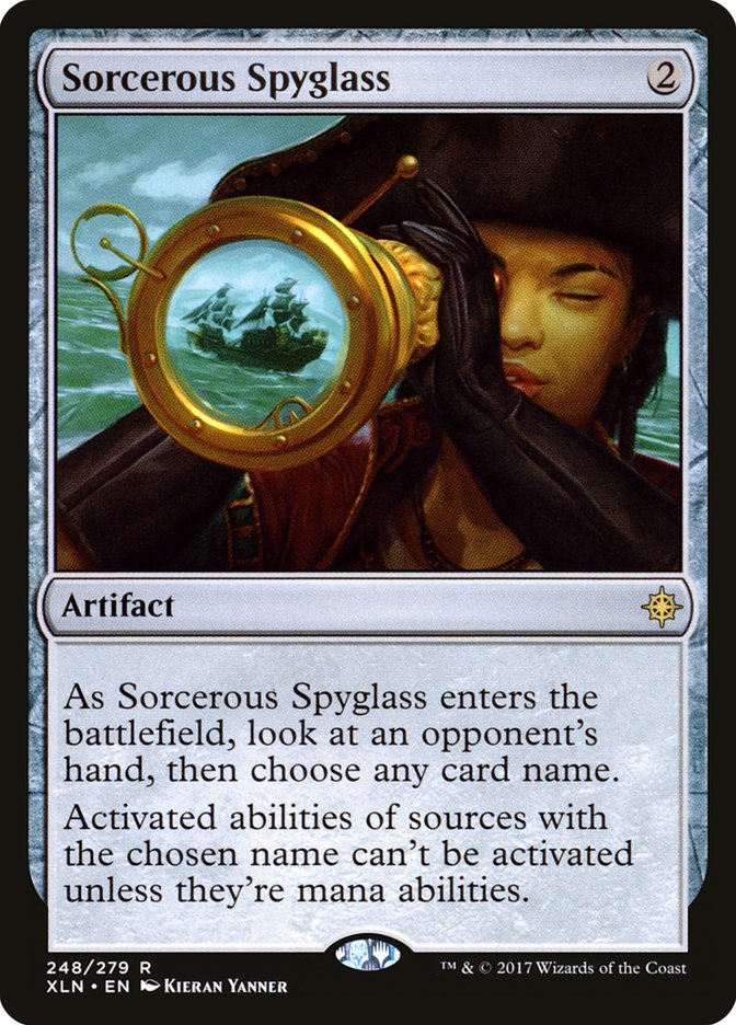 Sorcerous Spyglass [Ixalan] | Impulse Games and Hobbies