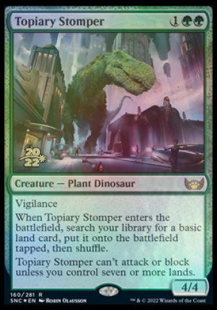 Topiary Stomper [Streets of New Capenna Prerelease Promos] | Impulse Games and Hobbies