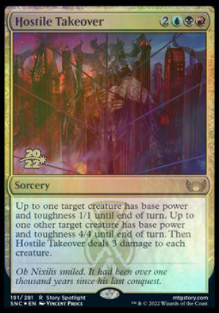 Hostile Takeover [Streets of New Capenna Prerelease Promos] | Impulse Games and Hobbies