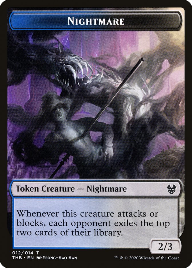 Nightmare Token [Theros Beyond Death Tokens] | Impulse Games and Hobbies