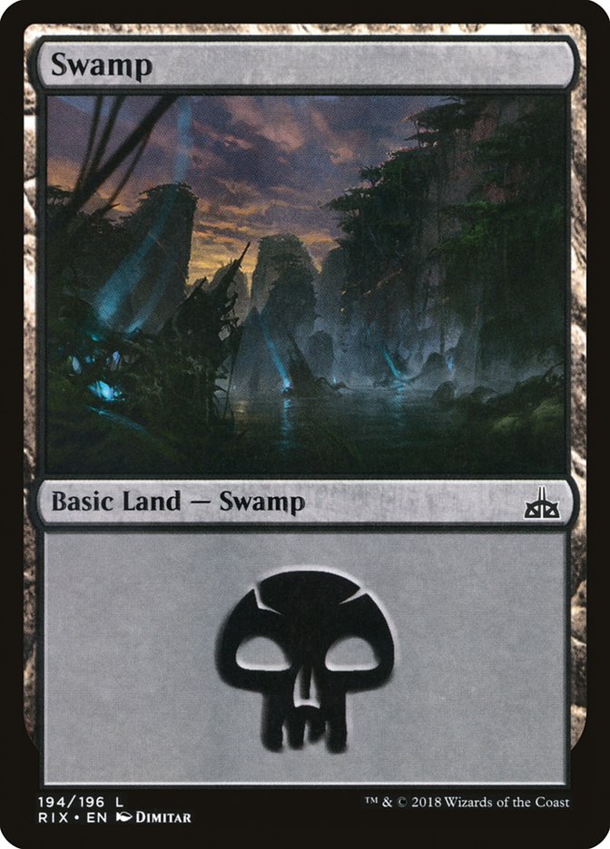 Swamp (194) [Rivals of Ixalan] | Impulse Games and Hobbies