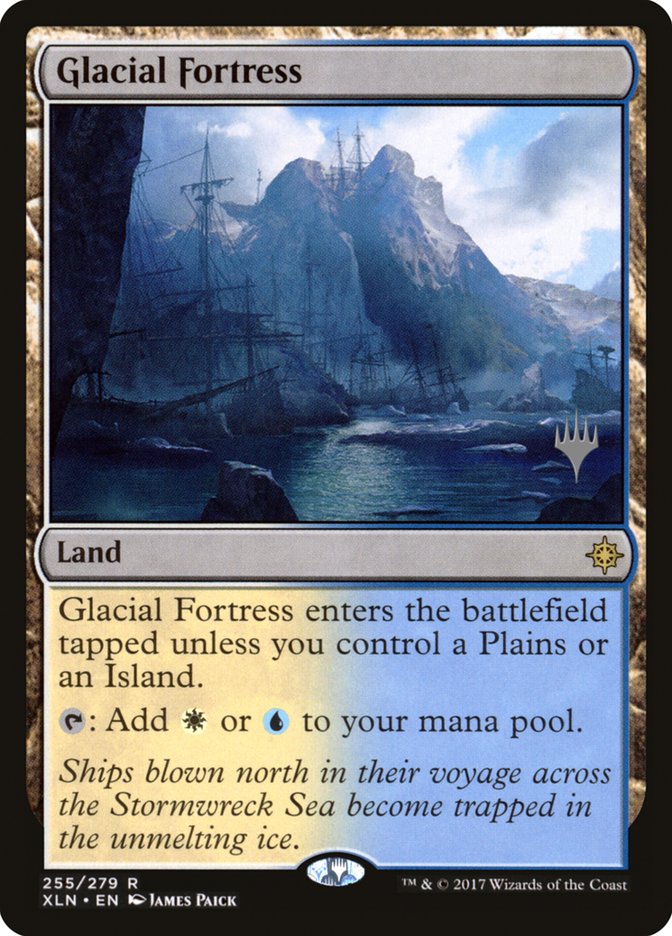 Glacial Fortress (Promo Pack) [Ixalan Promos] | Impulse Games and Hobbies