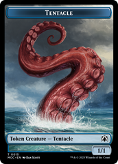 Tentacle // Human (26) Double-Sided Token [March of the Machine Commander Tokens] | Impulse Games and Hobbies