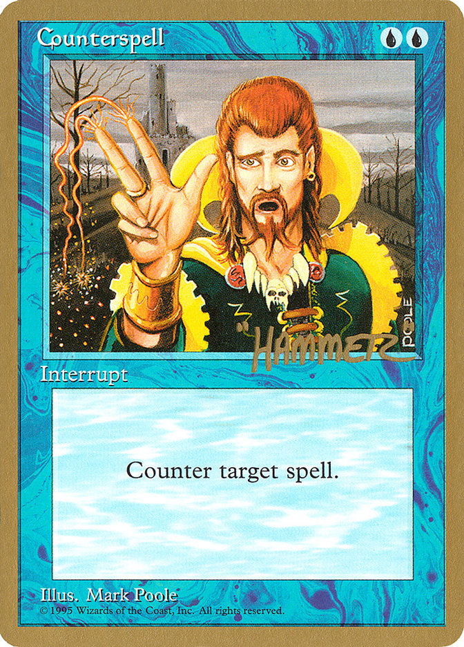 Counterspell (Shawn "Hammer" Regnier) [Pro Tour Collector Set] | Impulse Games and Hobbies