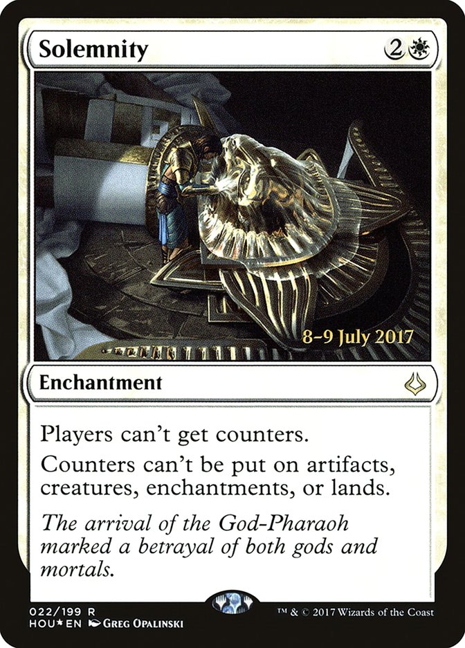 Solemnity [Hour of Devastation Prerelease Promos] | Impulse Games and Hobbies