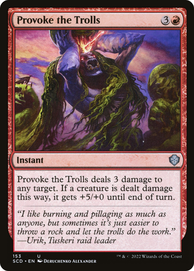 Provoke the Trolls [Starter Commander Decks] | Impulse Games and Hobbies