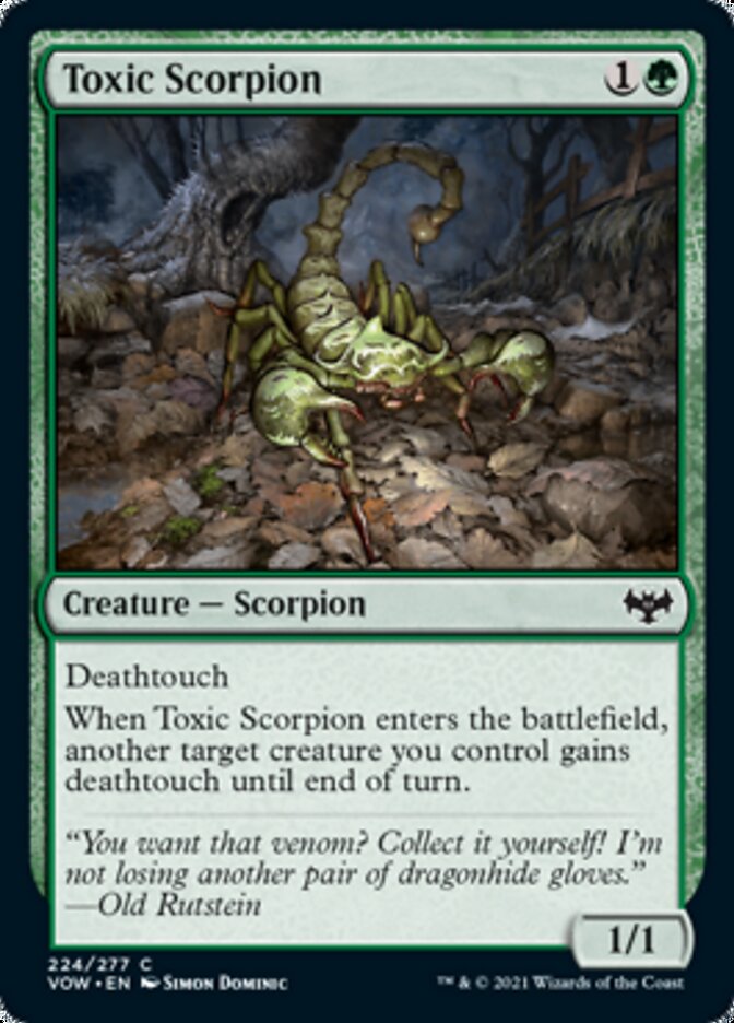 Toxic Scorpion [Innistrad: Crimson Vow] | Impulse Games and Hobbies