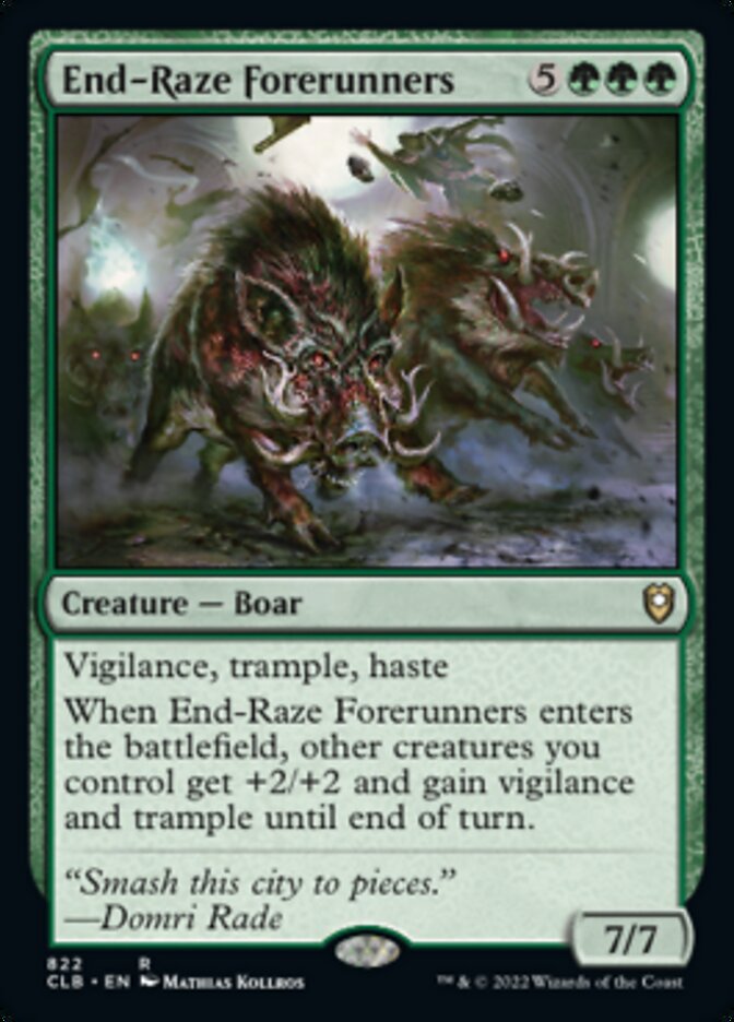 End-Raze Forerunners [Commander Legends: Battle for Baldur's Gate] | Impulse Games and Hobbies