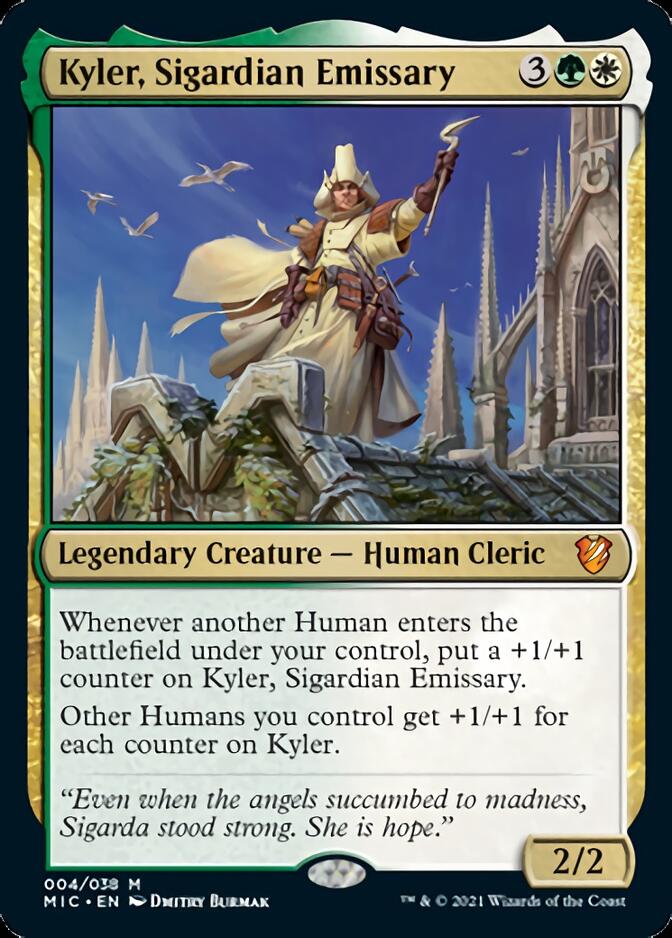 Kyler, Sigardian Emissary [Innistrad: Midnight Hunt Commander] | Impulse Games and Hobbies