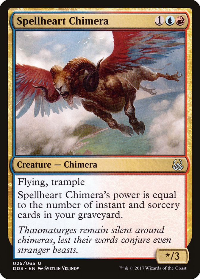 Spellheart Chimera [Duel Decks: Mind vs. Might] | Impulse Games and Hobbies