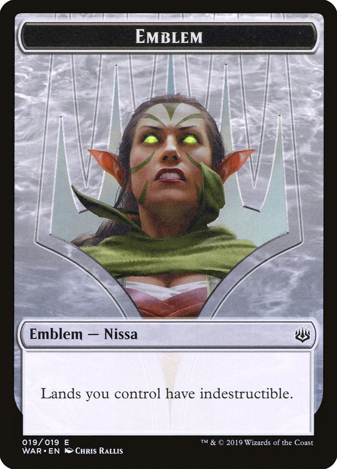 Nissa, Who Shakes the World Emblem [War of the Spark Tokens] | Impulse Games and Hobbies