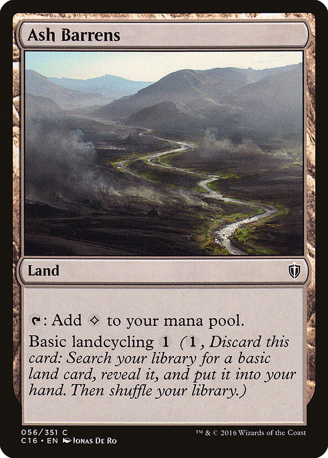 Ash Barrens [Commander 2016] | Impulse Games and Hobbies