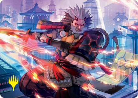 Isshin, Two Heavens as One 2 Art Card (Gold-Stamped Signature) [Kamigawa: Neon Dynasty Art Series] | Impulse Games and Hobbies