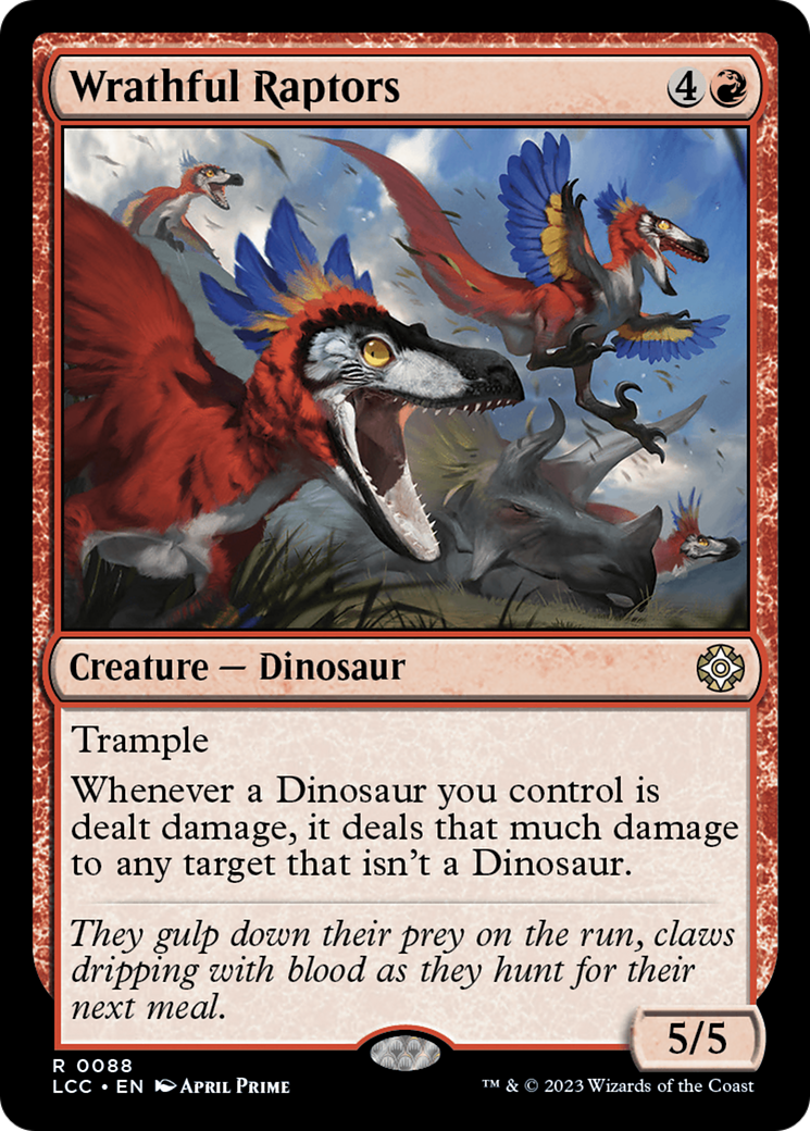 Wrathful Raptors [The Lost Caverns of Ixalan Commander] | Impulse Games and Hobbies