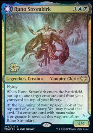 Runo Stromkirk // Krothuss, Lord of the Deep [Innistrad: Crimson Vow Prerelease Promos] | Impulse Games and Hobbies