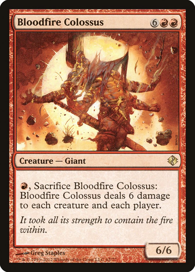 Bloodfire Colossus [Duel Decks: Venser vs. Koth] | Impulse Games and Hobbies