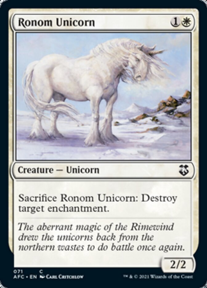 Ronom Unicorn [Dungeons & Dragons: Adventures in the Forgotten Realms Commander] | Impulse Games and Hobbies