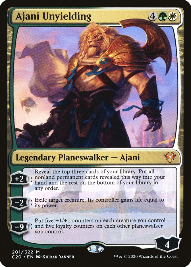 Ajani Unyielding [Commander 2020] | Impulse Games and Hobbies