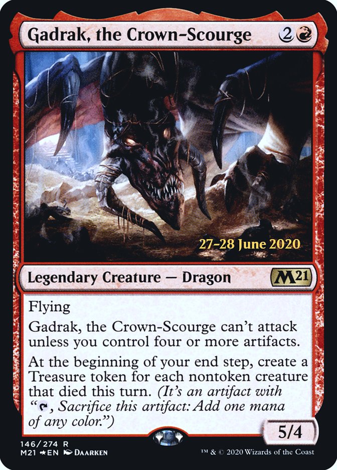 Gadrak, the Crown-Scourge  [Core Set 2021 Prerelease Promos] | Impulse Games and Hobbies