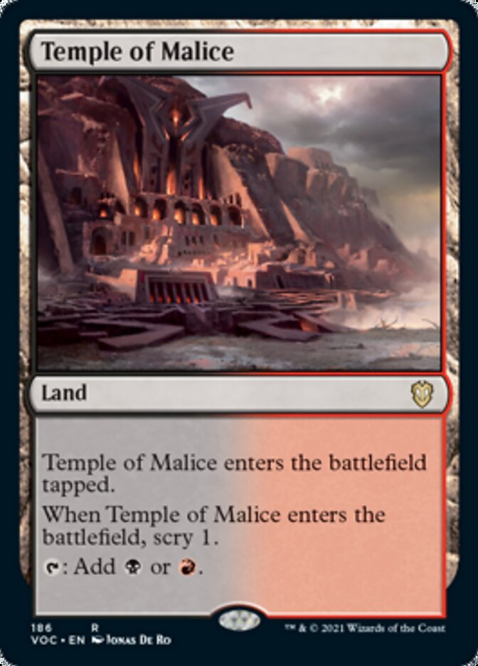 Temple of Malice [Innistrad: Crimson Vow Commander] | Impulse Games and Hobbies