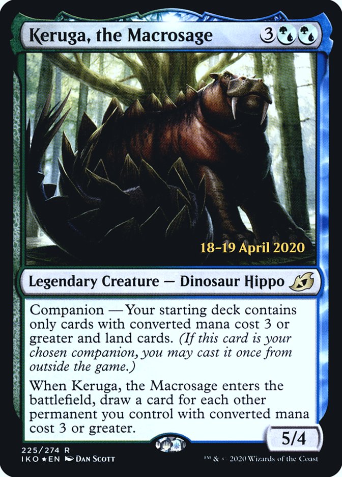 Keruga, the Macrosage  [Ikoria: Lair of Behemoths Prerelease Promos] | Impulse Games and Hobbies