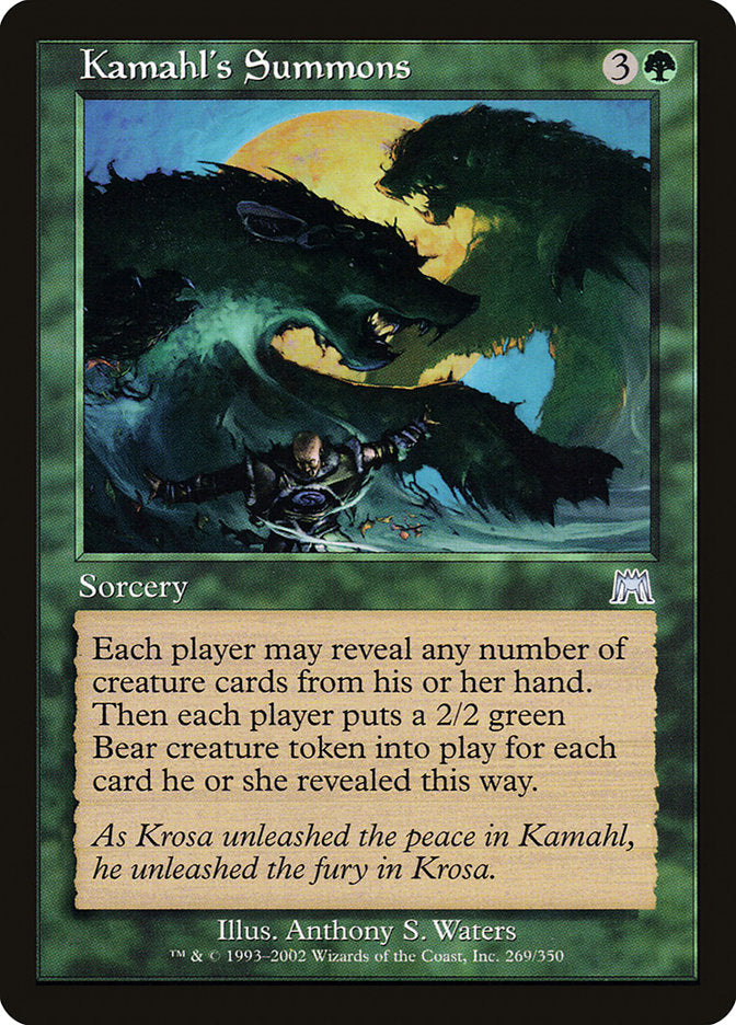 Kamahl's Summons [Onslaught] | Impulse Games and Hobbies
